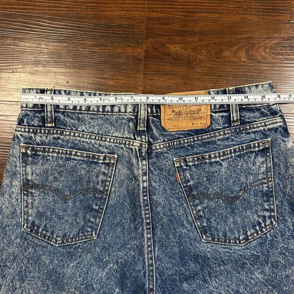 Levi-s Men's Blue and Navy Jeans